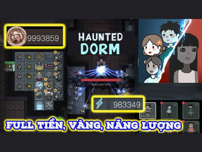 Tính Năng Của Haunted Dorm Hack Mới Cập Nhật Tại Bandishare 