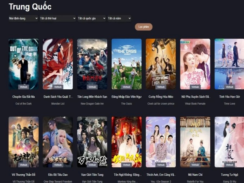 Tốc độ tải nội dung của Rophim APK cực nhanh 