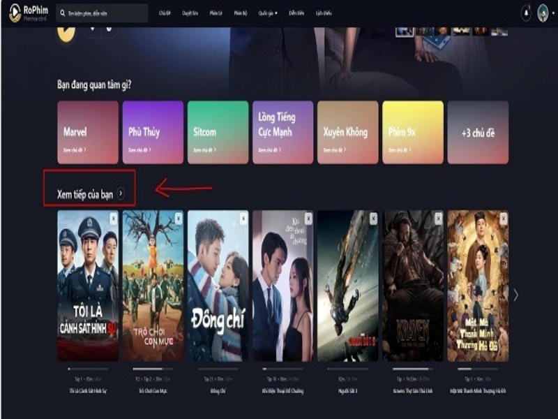 Ứng Dụng Rophim APK là kho tàng nội dung phim đa dạng thể loại