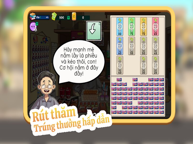 Căn tin tuổi thơ trong Trở Về Tuổi Thơ Mod Apk