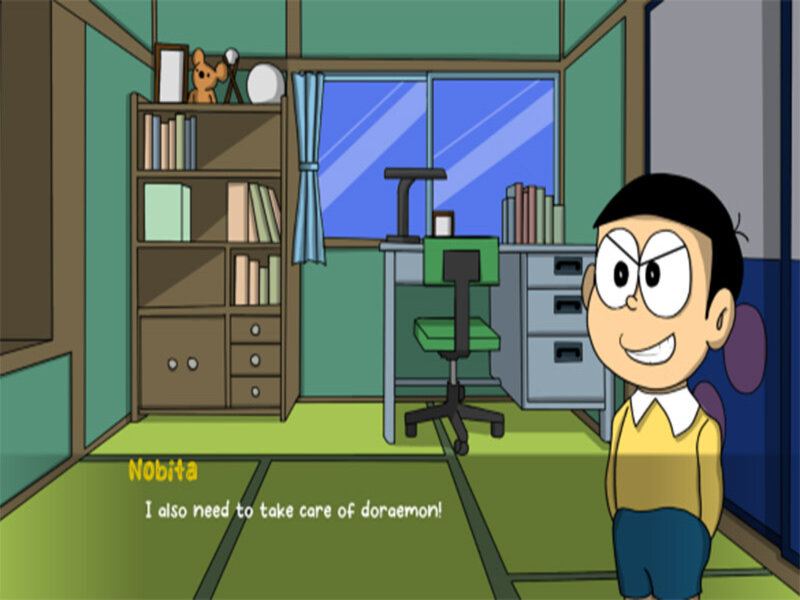 Người chơi trong Doraemon X Apk v2 hóa thân thành Nobita