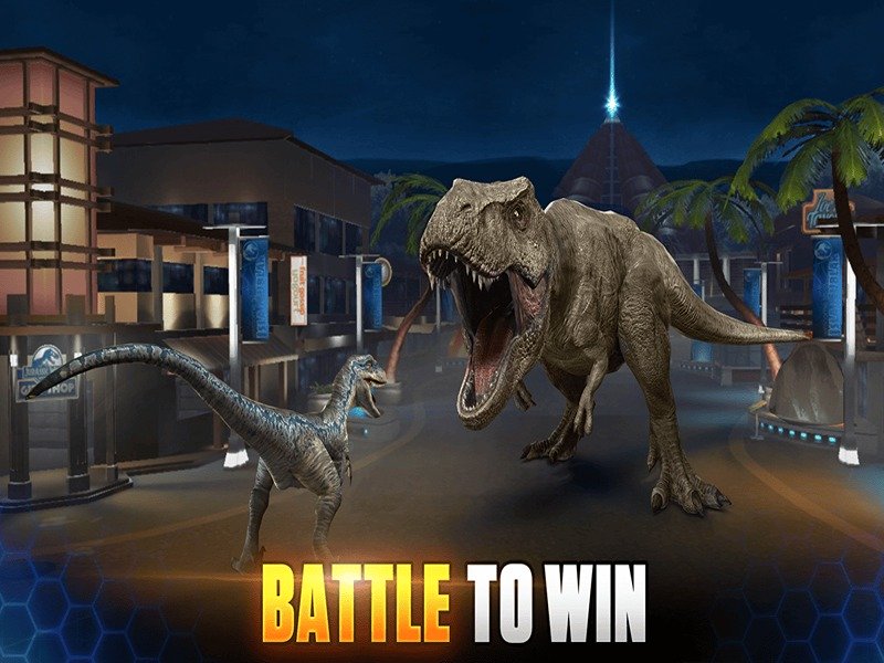 Đấu trường khủng long jurassic world mod apk