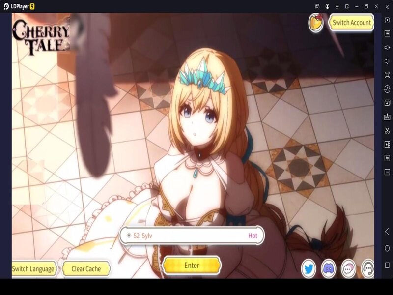 Hack Cherry Tale Apk cho phép tương tác thân mật với nhân vật
