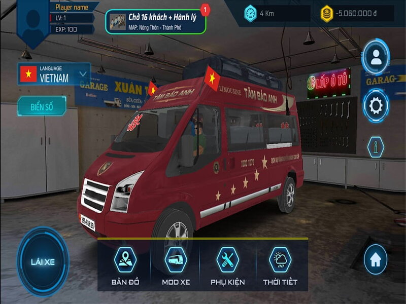 Tính năng MOD hấp dẫn của game Bus Simulator Vietnam Mod Apk
