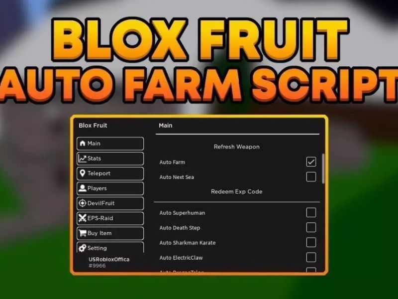 Các Tính Năng Hot Trong Script Blox Fruit Update 25