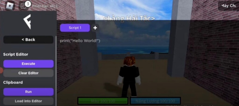 menu của Fluxus sẽ xuất hiện