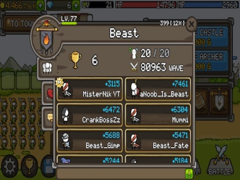 Tính Năng Tương Thích Nhiều Thiết Bị Android Trong Hack Grow Castle