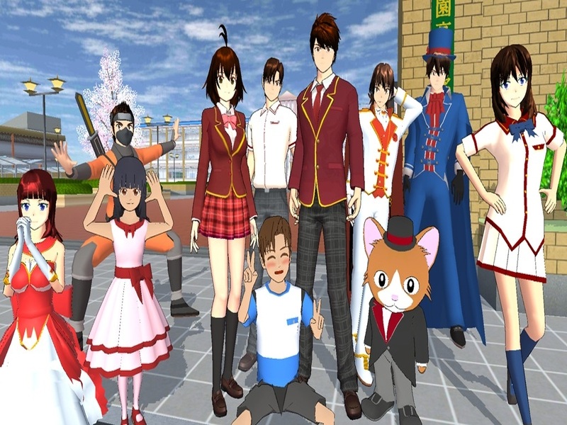 Mở Khóa Toàn Bộ Trang Phục & Phụ Kiện Trong Sakura School Simulator Mod Apk