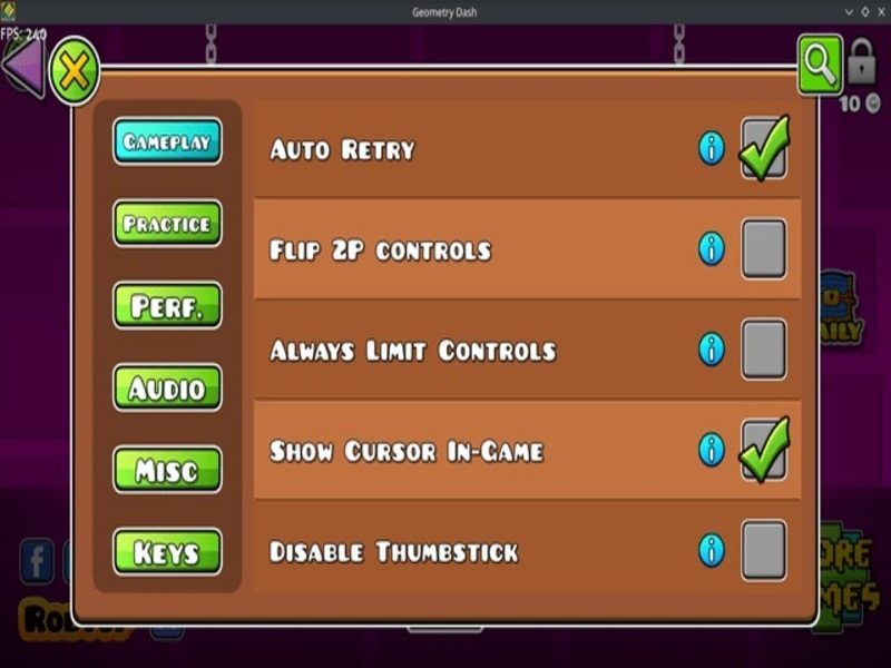 Tăng Cường Trải Nghiệm Trong Geometry Dash Hack