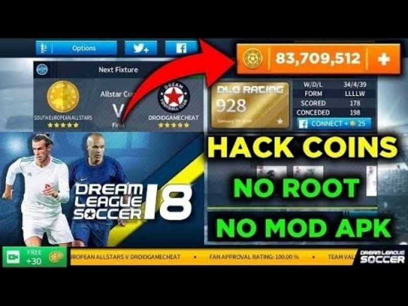 Tính Năng Nổi Bật Trong Dream League Soccer 2019 Mod Tiger Vô Hạn Tiền