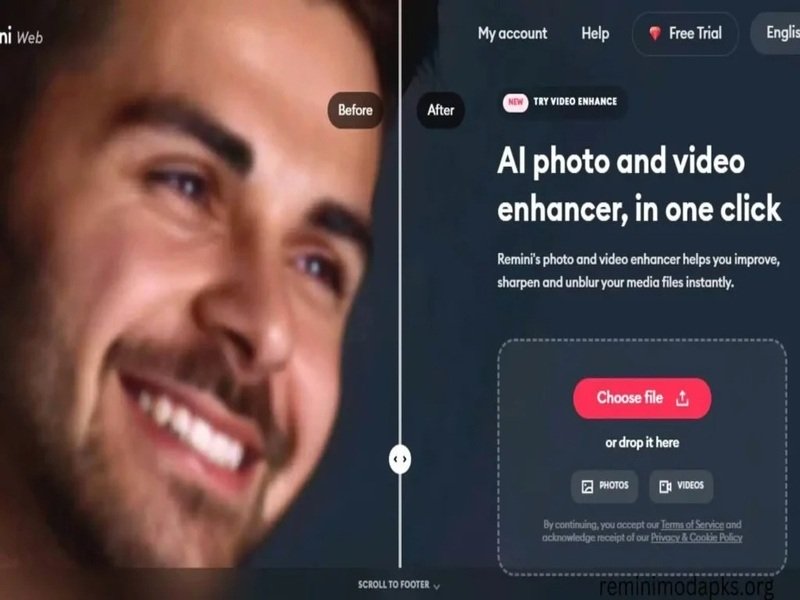 Tính Năng Cải Thiện Chất Lượng Hình Ảnh Trong Remini Theartpics Mod Apk