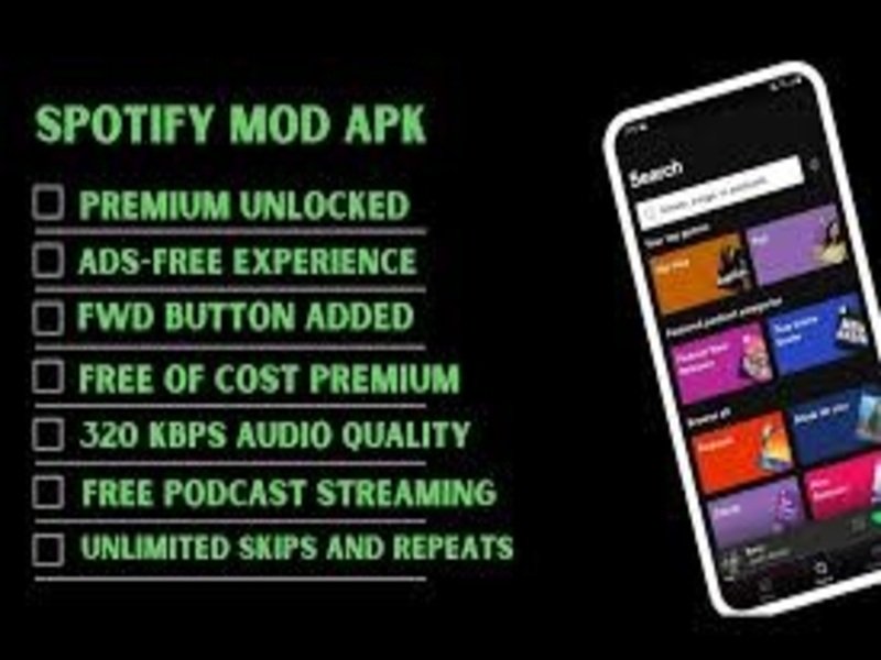 Chất Lượng Âm Thanh Cao Cấp Trong Spotify Premium Mod Apk