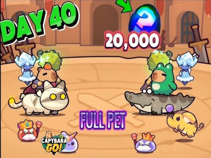 Thám hiểm hệ sinh thái môi trường đa dạng trong Capybara Go Mod