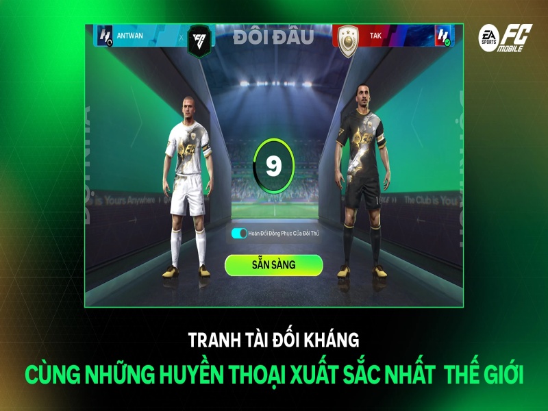 Chế độ thi đấu cạnh tranh đa dạng trong Hack Fc Mobile Vn Mod Apk