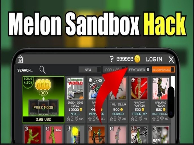 Phiên Bản Hack Melon Sandbox