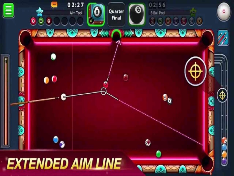 Snake 8 Ball Pool hỗ trợ thực hiện cú đánh tự động