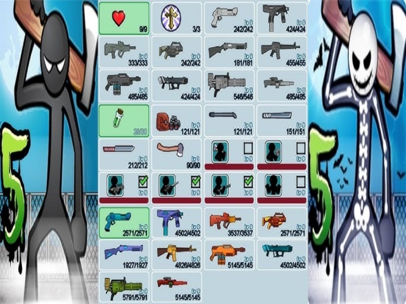 Kho vũ khí hạng nặng và robot hỗ trợ