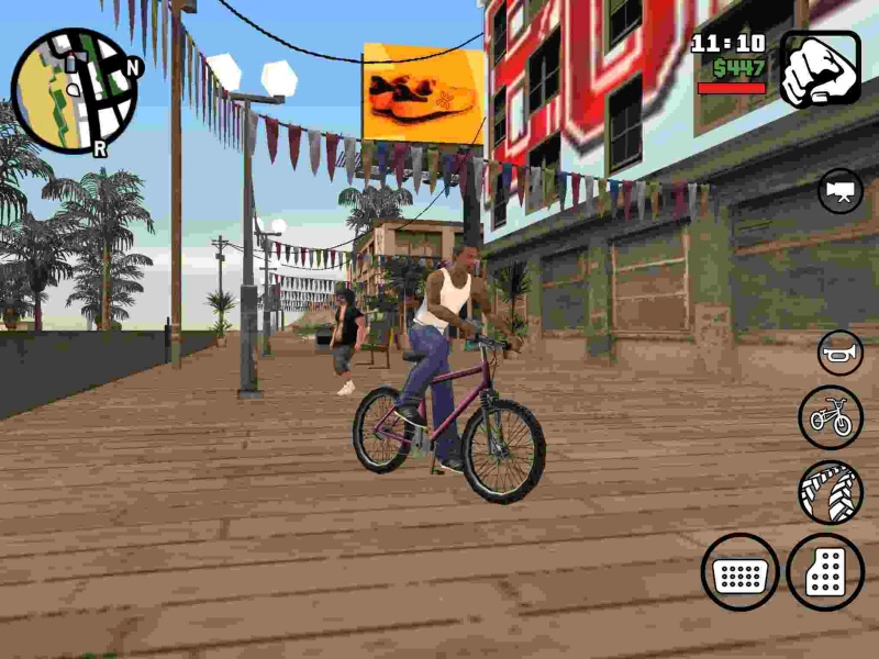 Hệ thống âm thanh đường phố trong Gta San Modpure ấn tượng