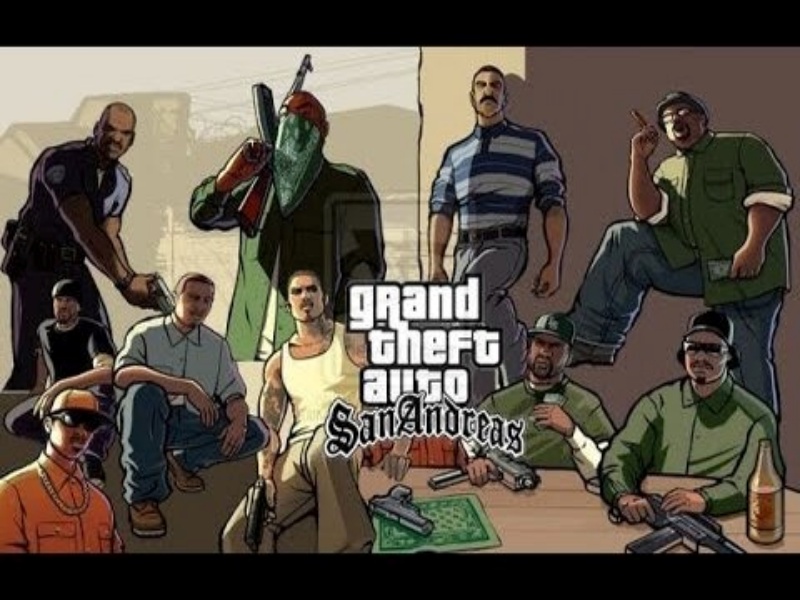 Chất lượng hình ảnh trong Gta San Modpure được nâng cấp chân thực