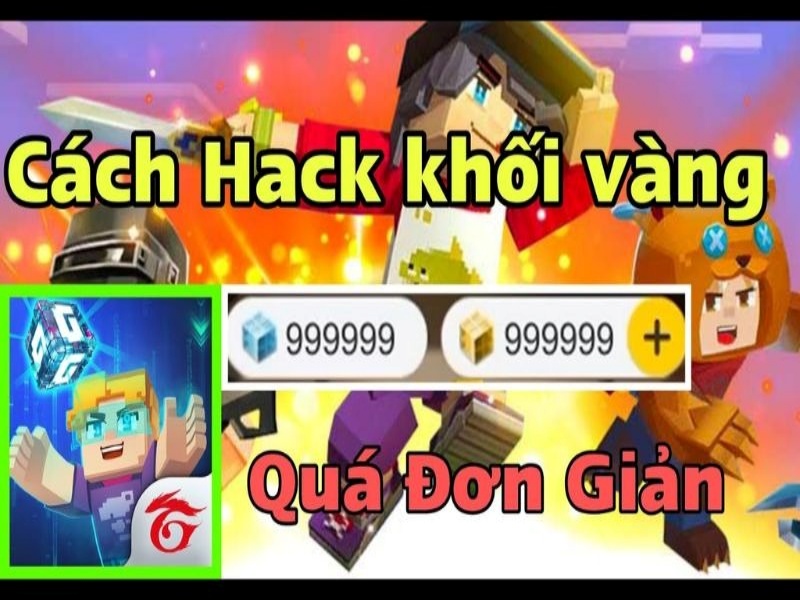 Hack Blockman Go Vô hạn khối vàng và kim cương