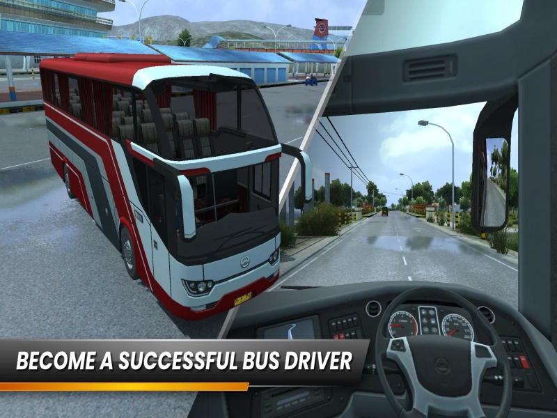 Hack Bus Simulator Indonesia tái hiện khung cảnh Indonesia qua đồ họa 3D