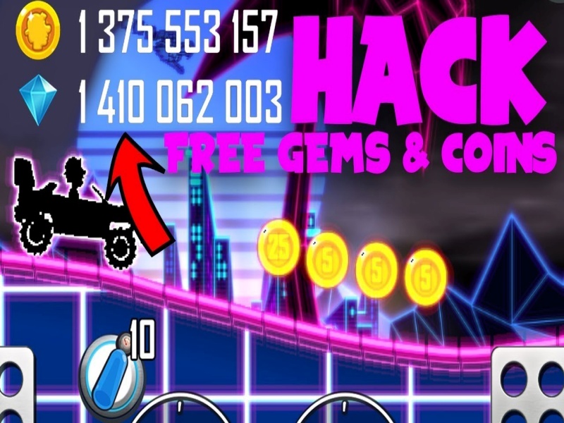 Các Tính Năng Trong Bản Hack Hill Climb Racing